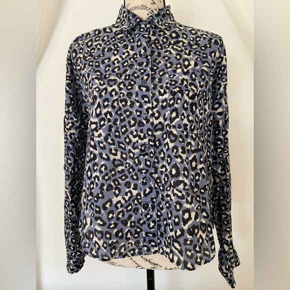 BDG Leopard Print Button Down Shirt - Picture 5 of 16